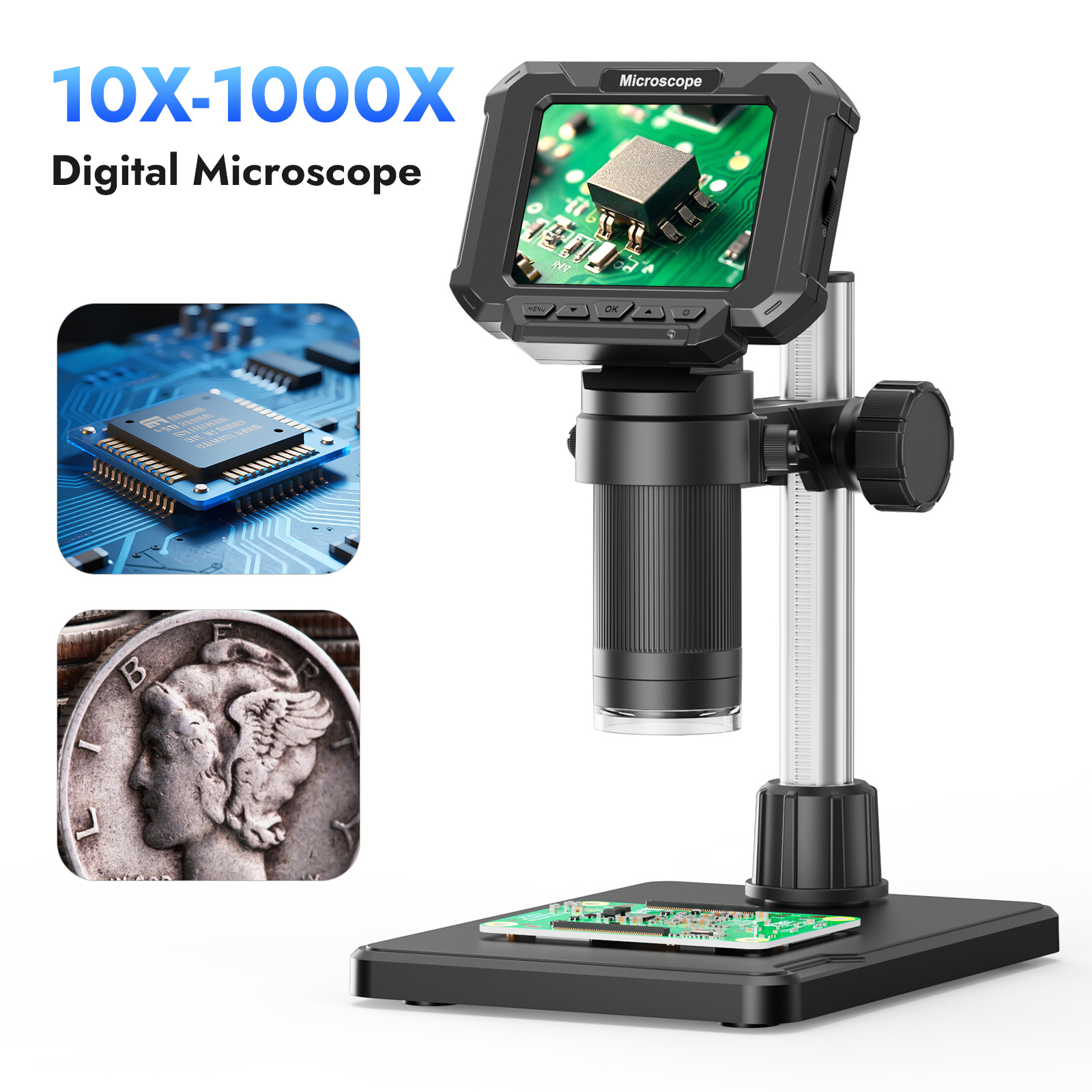 Digital Microscope 2.8 inch 10 - Electronics Repair Videos recension och pris