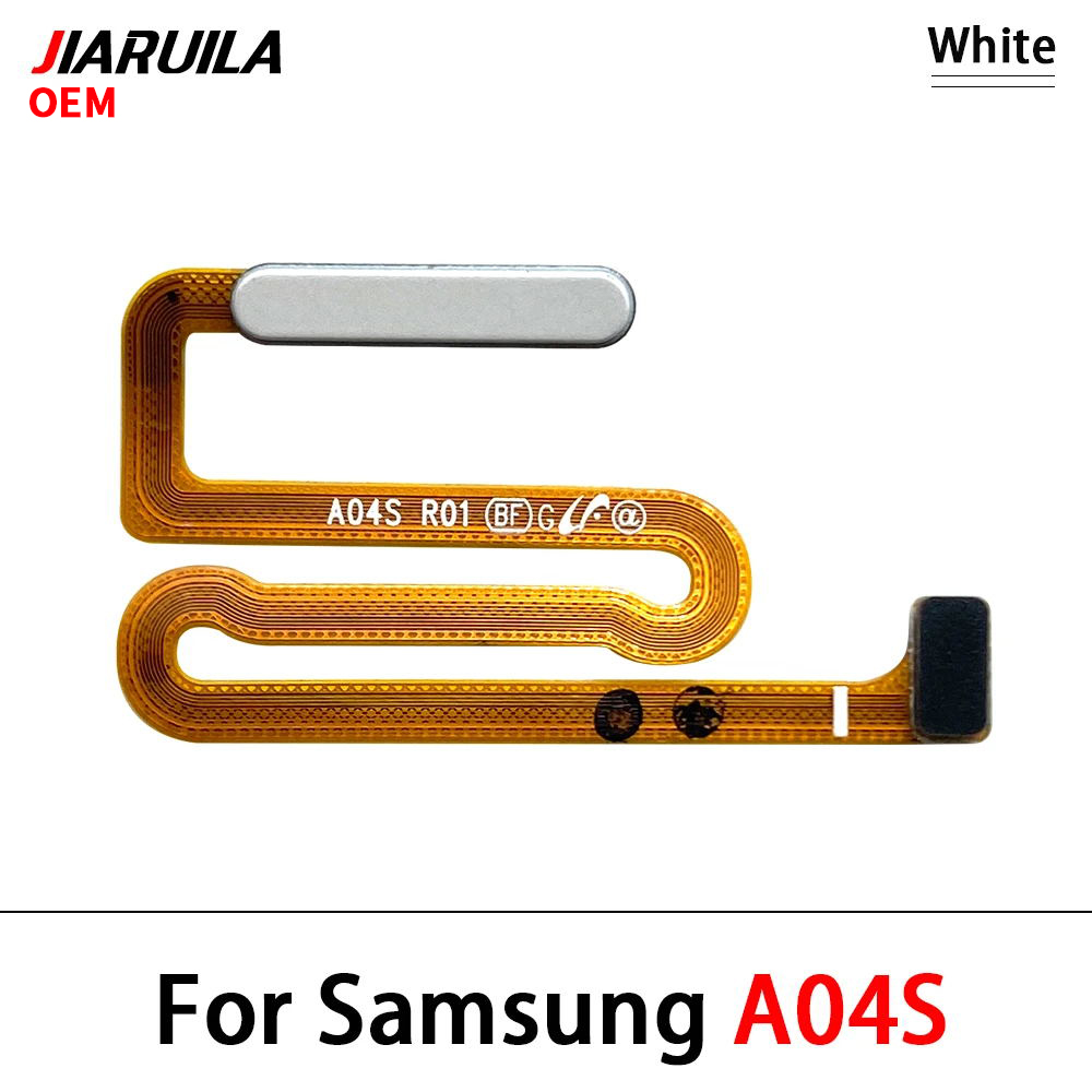 Home Button For Samsung A03s A - Fingerprint Cable Flex recension och pris