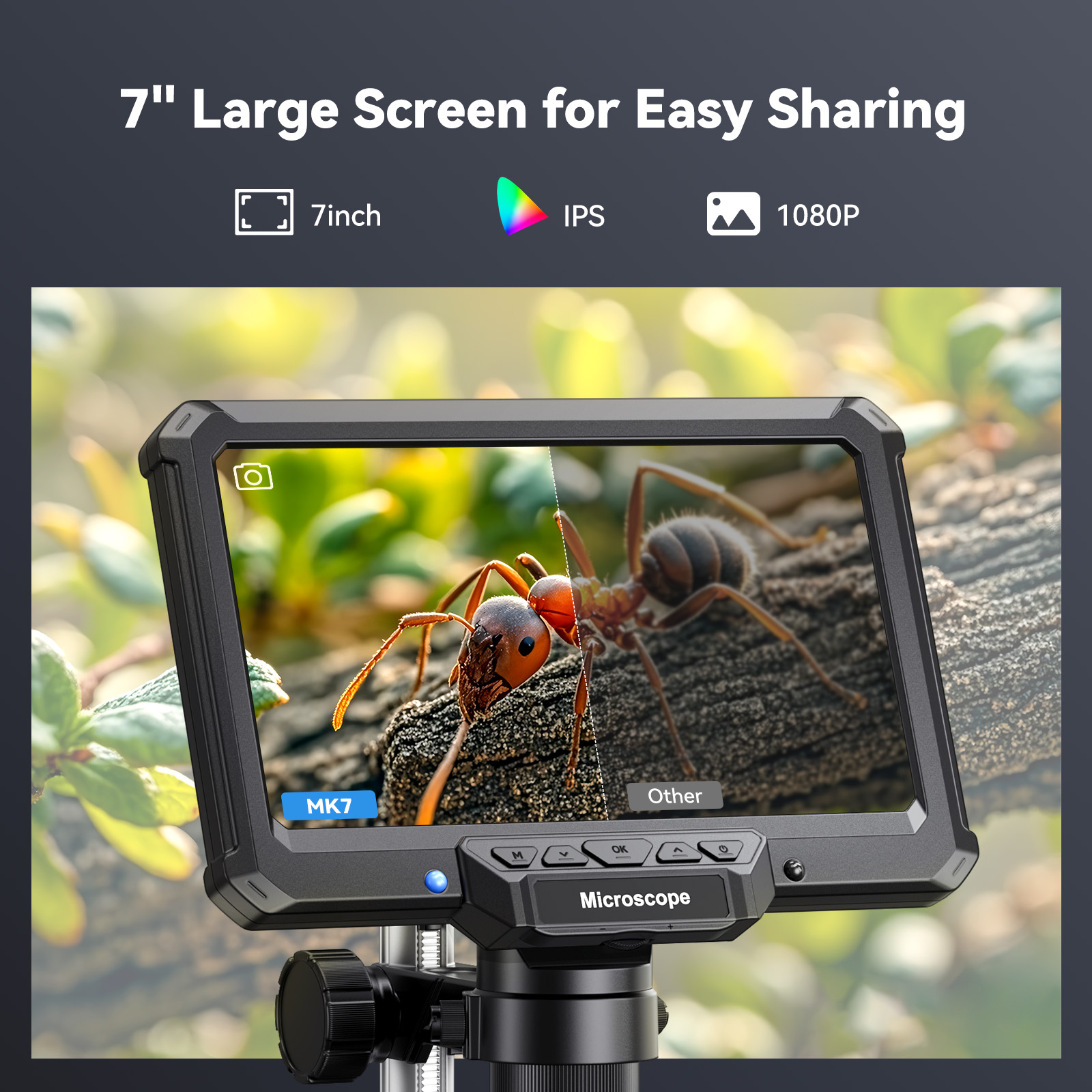 Hayve 7inch Digital Microscope - Electronics Repair Videos recension och pris